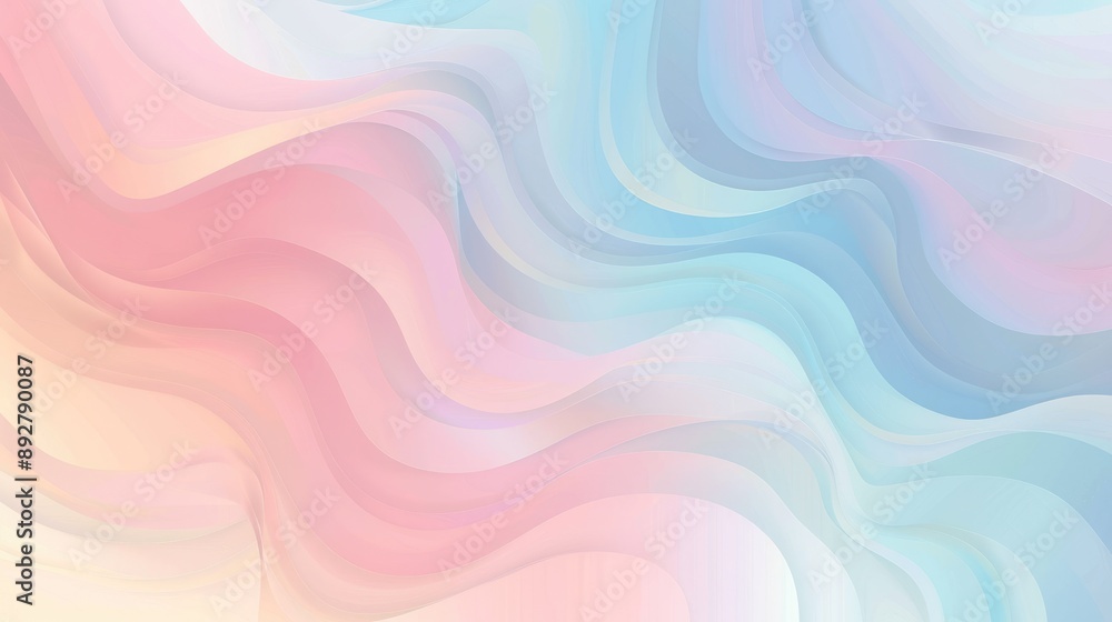 Fototapeta premium Colorful Pastel Gradient Background for Wallpaper, Display Template, Website Design