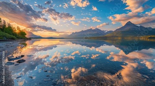 lake in the mountains