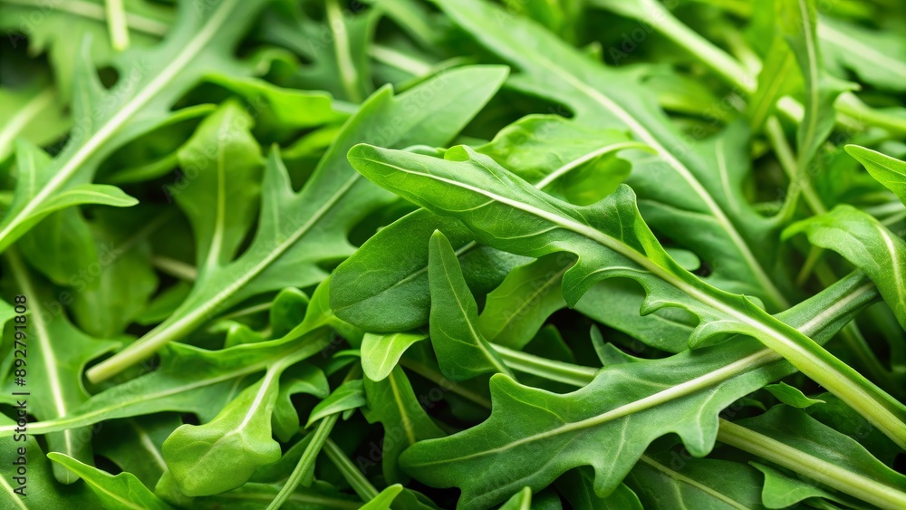 Close-up of Fresh Green Arugula Leaves, Macro Photography, Salad Greens, Healthy Food, arugula, salad, leaves Close-up of Fresh Green Arugula Leaves, Macro Photography, Salad Greens, Healthy Food, arugula, salad, leaves