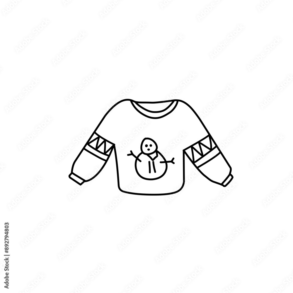 sweater line icon sweater line icon