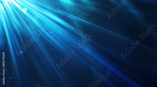 Vibrant Cosmic Light Rays created by ai