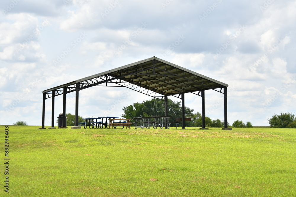 Shelter House Pavilion in a Park Shelter House Pavilion in a Park
