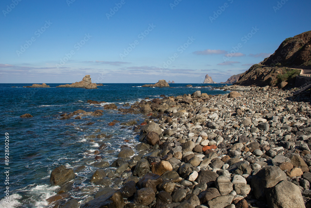 beautiful landscape of a sandy beach on the sea beautiful landscape of a sandy beach on the sea