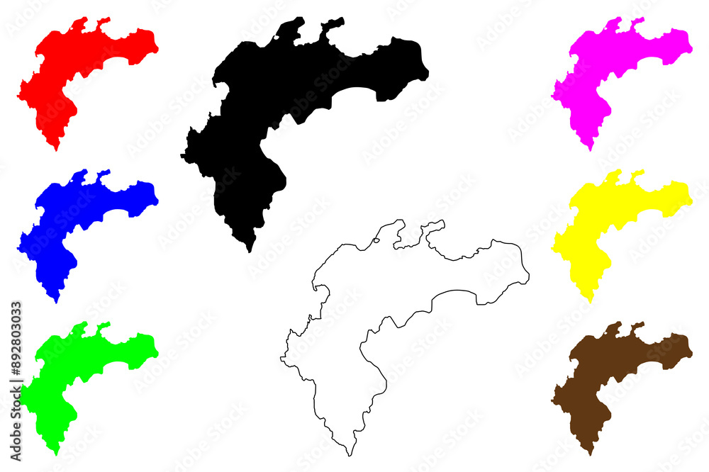 Faro island (Kingdom of Sweden) map vector illustration, scribble sketch Farö map Faro island (Kingdom of Sweden) map vector illustration, scribble sketch Farö map