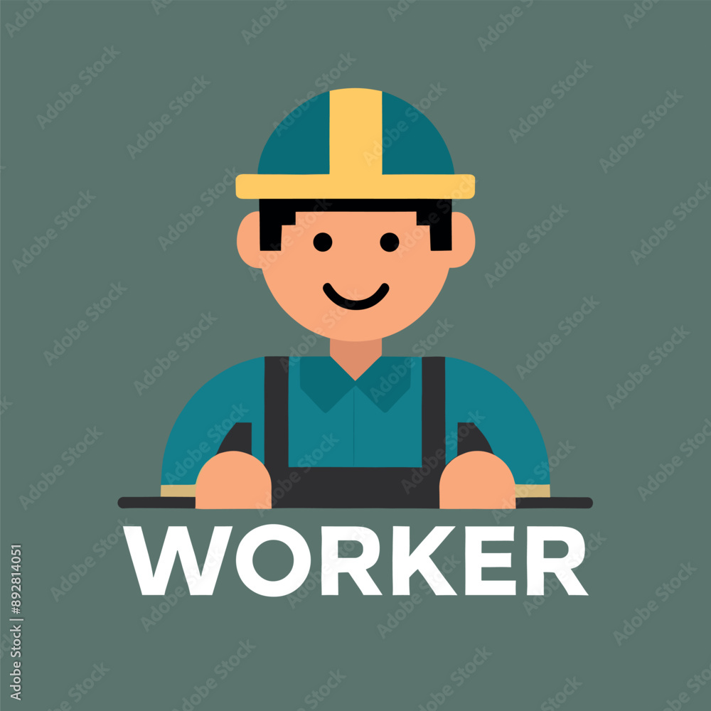 worker and builder wearing construction hat and tools worker and builder wearing construction hat and tools