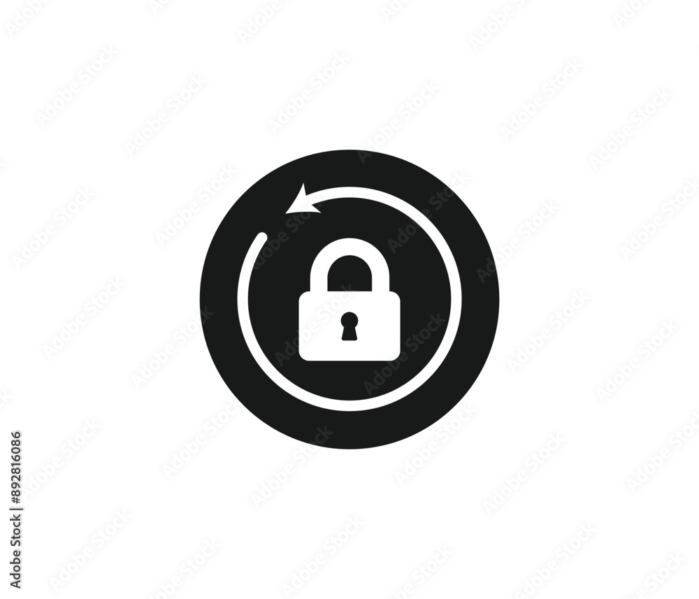 Change password icon, Reset password symbol in flat style for apps and web Change password icon, Reset password symbol in flat style for apps and web