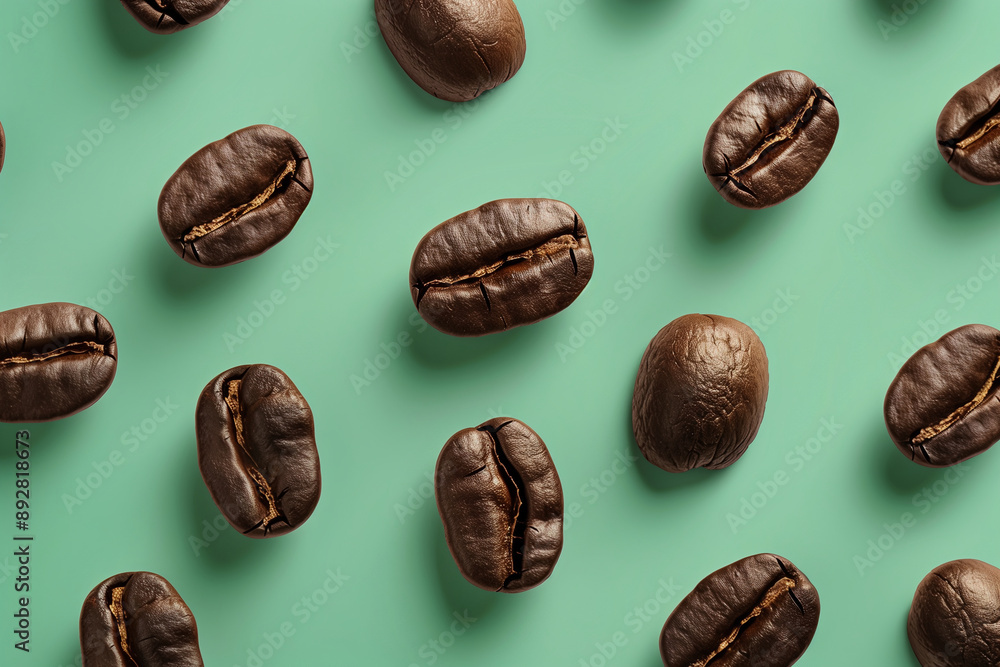 A close up of coffee beans with the idea of coffee being a daily ritual A close up of coffee beans with the idea of coffee being a daily ritual