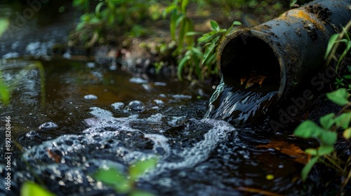 Wallpaper Mural Toxic Intrusion Industrial Pollution Tainting Pristine Nature Nikon D780 Closeup Torontodigital.ca