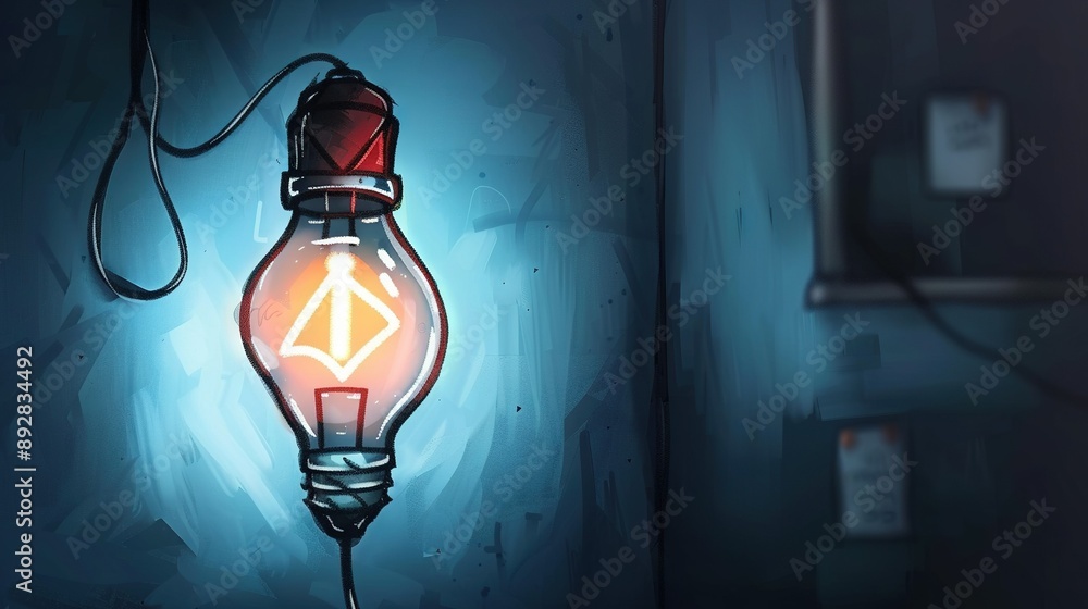 A picture of a light bulb with an 'a' shaped like one A picture of a light bulb with an 'a' shaped like one