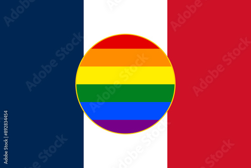 Rainbow flag LGBT pride fla...