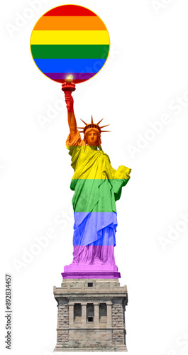 the Statue of Liberty of th...