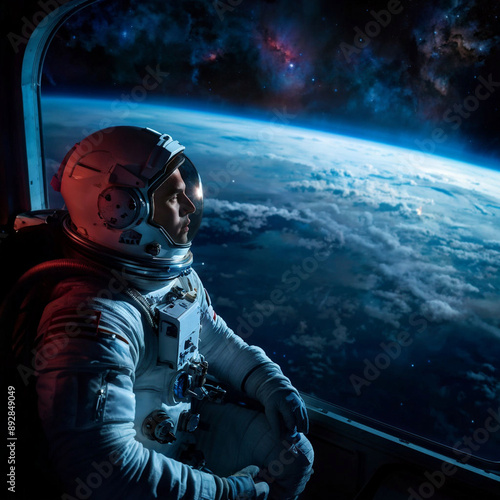 astronaut in space