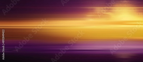 Purple and yellow abstract background with horizontal lines creating a sense of movement and energy, suitable for various design projects