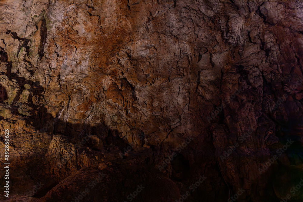 Fototapeta premium Grotta Gigante one of the largest stalactite caves in the World