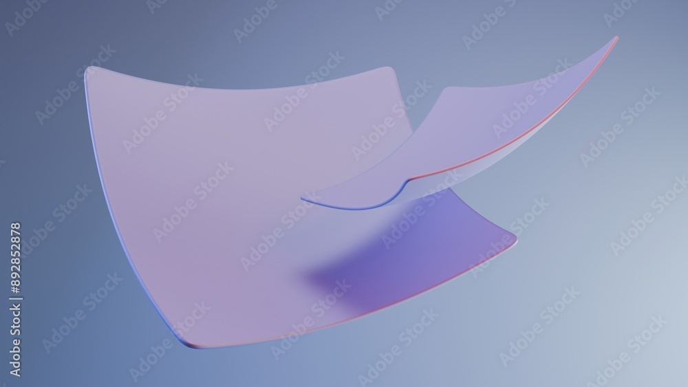 Abstract minimalist shapes, 3d render Abstract minimalist shapes, 3d render