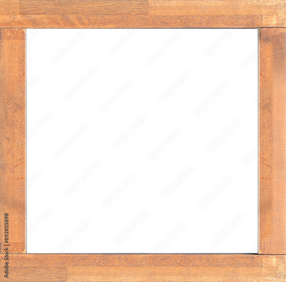 Light brown square wooden frame Light brown square wooden frame