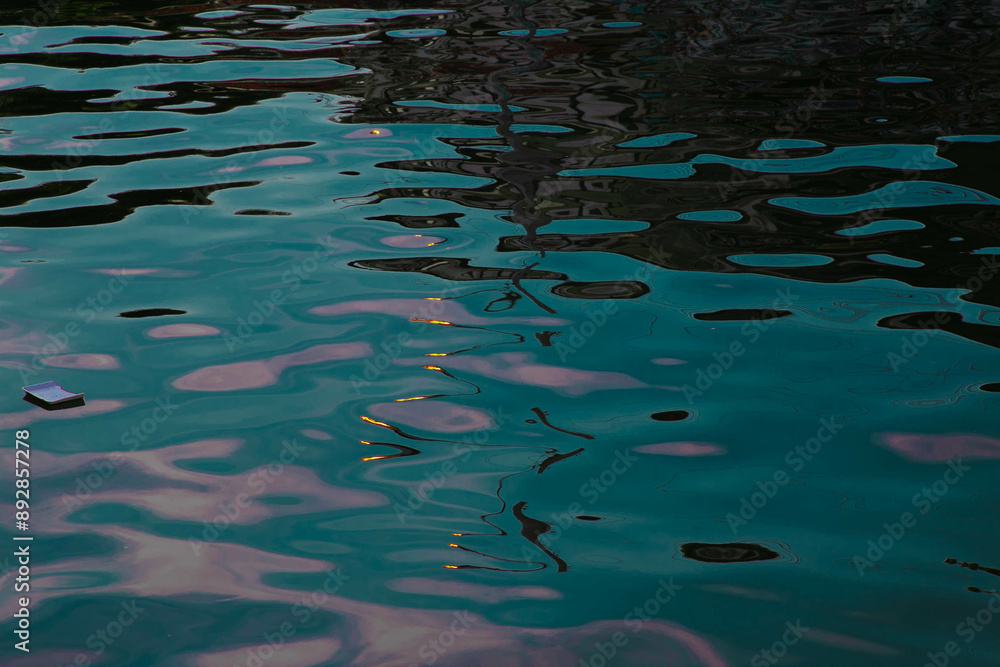 reflections in the Khlong Saen Saep canal reflections in the Khlong Saen Saep canal