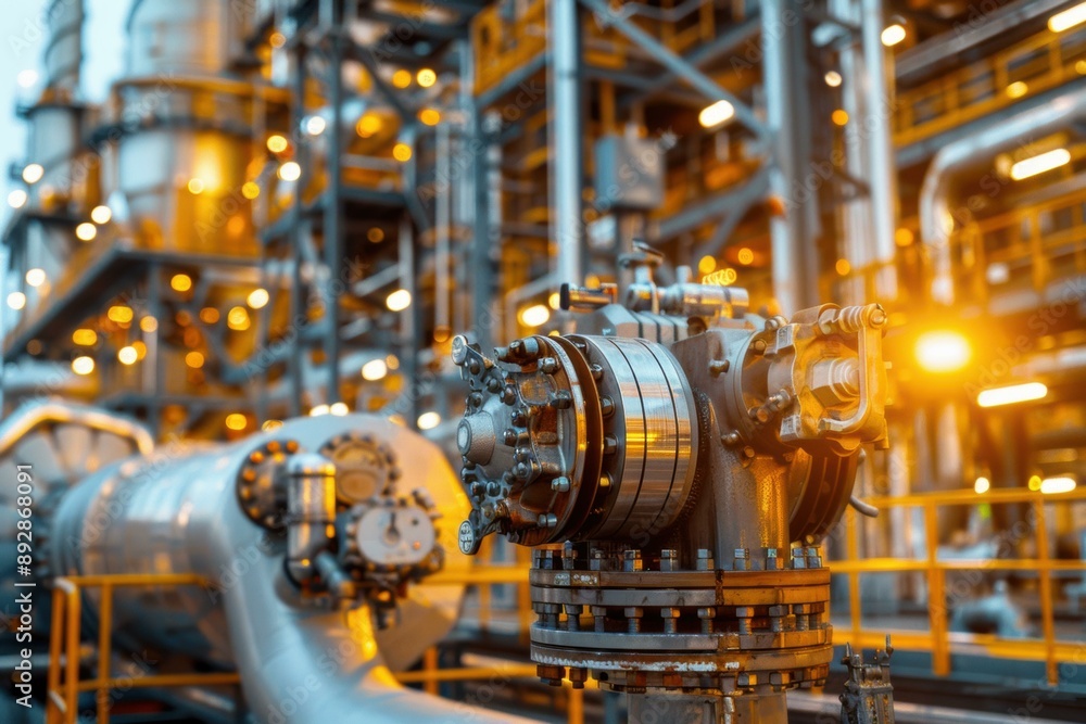 Industrial machinery and equipment in a factory. AI. Industrial machinery and equipment in a factory. AI.