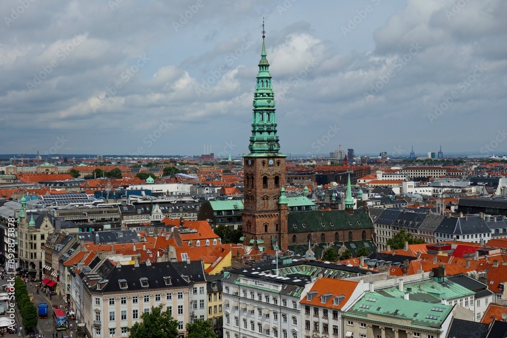 Naklejka premium My first stop in Scandanavia was Copenhagen, Denmark