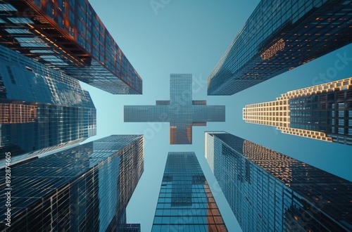 Skyscrapers Viewed From Below
