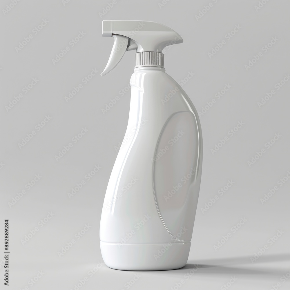 Floor Cleaner Bottle. 3D Plastic Bottle for Multi-Surface Cleaning Business Presentation Floor Cleaner Bottle. 3D Plastic Bottle for Multi-Surface Cleaning Business Presentation