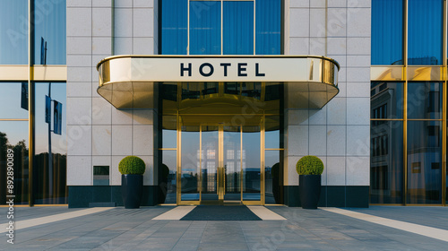 Contemporary luxury hotel Exterior with 