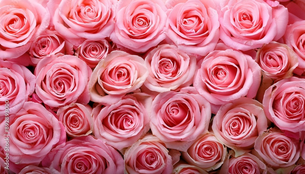ピンク色のバラの背景画像(Pink roses background image.) ピンク色のバラの背景画像(Pink roses background image.)