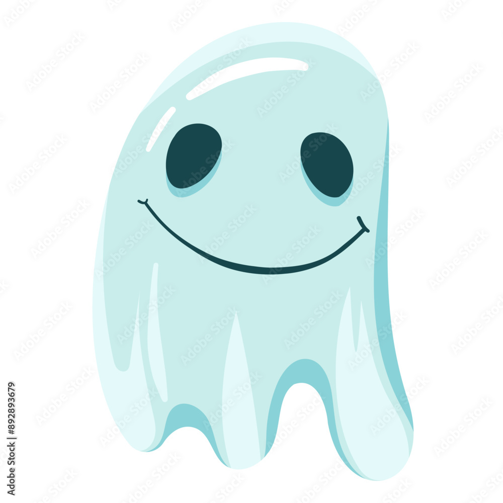 Vector illustration of a Halloween levitating ghostly ghost in flat vector style. Halloween party concept.Mystical designs for decoration, greeting card, poster, banner, logo. Creepy cartoon elements. Vector illustration of a Halloween levitating ghostly ghost in flat vector style. Halloween party concept.Mystical designs for decoration, greeting card, poster, banner, logo. Creepy cartoon elements.