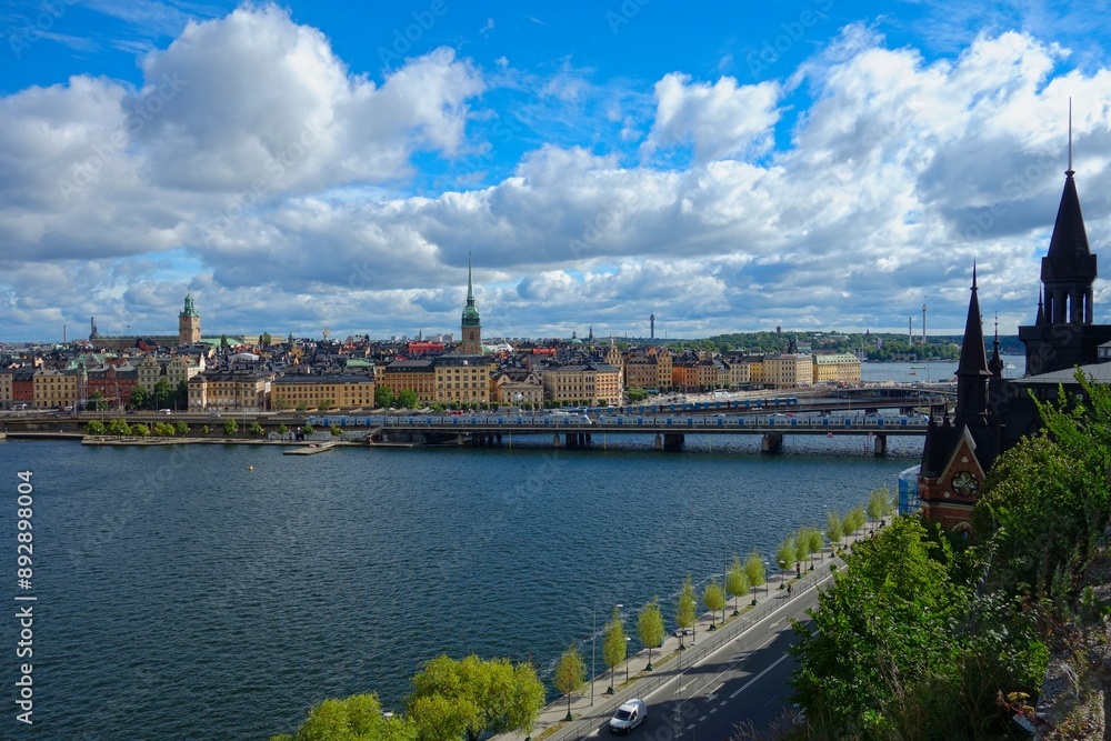 Fototapeta premium Stockholm, the capital of Sweden, quickly became one of my favorite stops in Europe