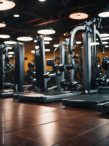 gym equipment in gym