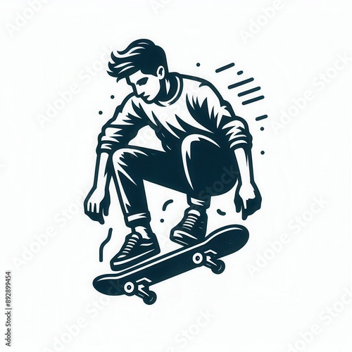 Skateboarding logo