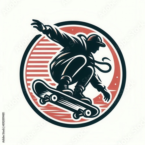 Skateboarding logo