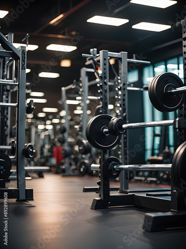 machine in the gym fitness exercise training 