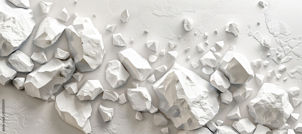 3d white stone background 3d white stone background