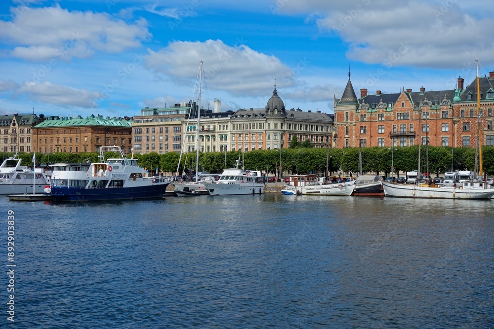 Fototapeta premium Stockholm, the capital of Sweden, quickly became one of my favorite stops in Europe