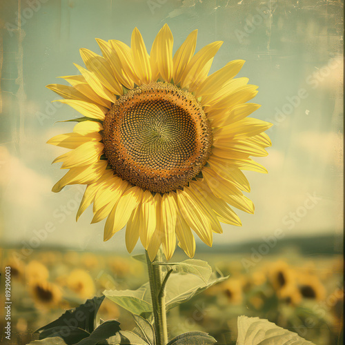 Realistic Floral Collection: Vibrant Blooms Including Pink Roses, Lavender Fields, Sunflowers, Daisies, Red Tulips, Cherry Blossoms, Orchids, Poppies, and More, Captured with a Vintage Photo Aesthetic