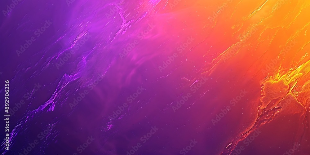 Obraz premium A shining purple backdrop with a solid orange color. 32k, full ultra hd, high resolution