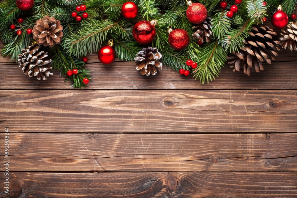 Christmas wooden table holiday background Christmas wooden table holiday background
