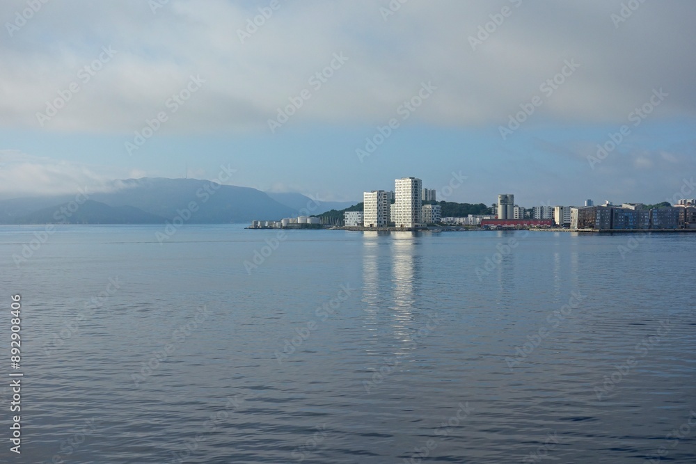 Taking a ferry from the Norweigan city of Stavanger Taking a ferry from the Norweigan city of Stavanger