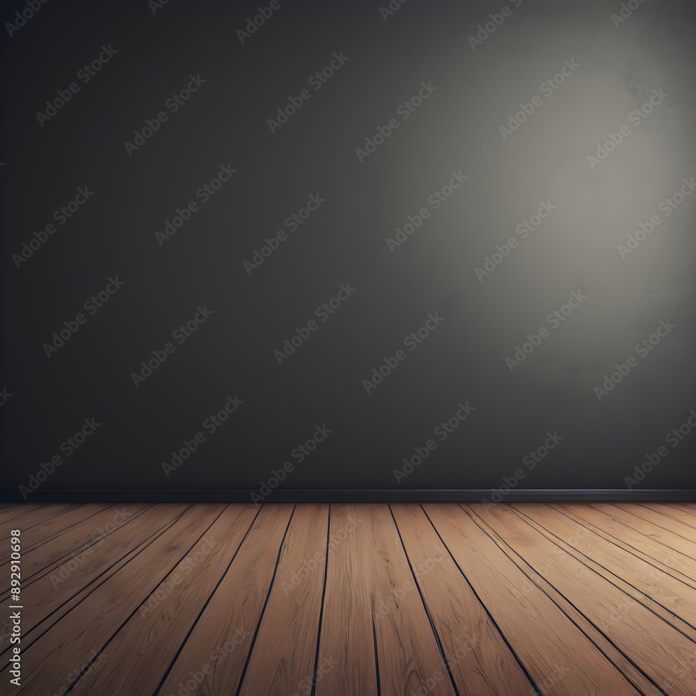 empty room with wooden floor empty room with wooden floor