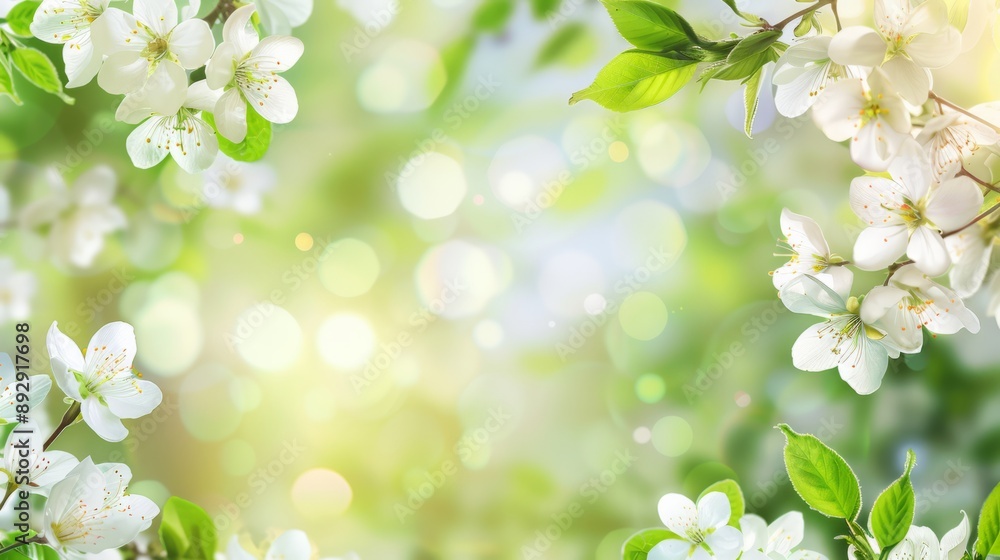 Photo spring flower branch background Photo spring flower branch background