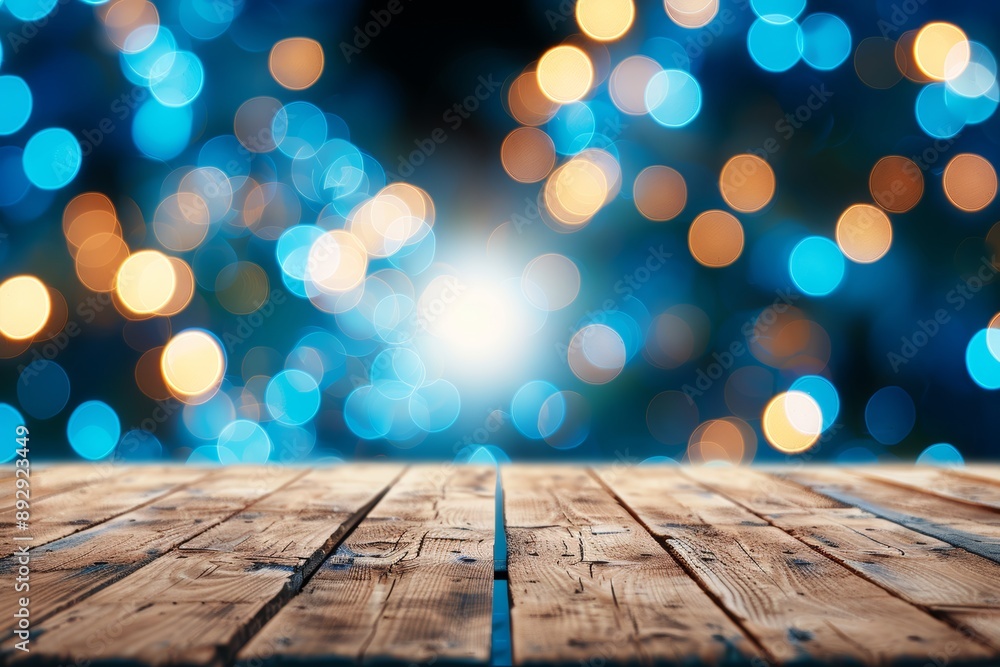 Christmas wooden table holiday background Christmas wooden table holiday background