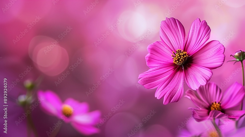 Close-up of Beautiful Pink Flowers in Full Bloom with Vibrant Petals and a Scenic Background Close-up of Beautiful Pink Flowers in Full Bloom with Vibrant Petals and a Scenic Background