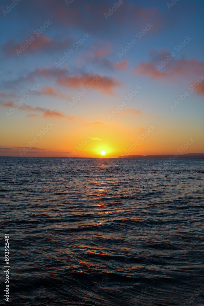 sunset over the sea sunset over the sea
