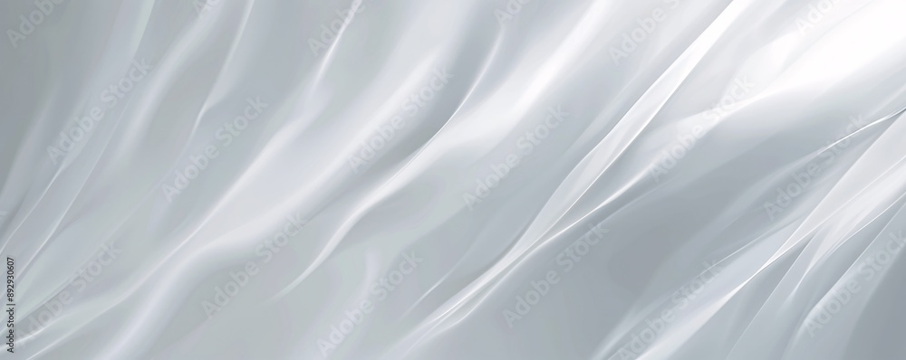 Abstract White Flowing Fabric Background Abstract White Flowing Fabric Background