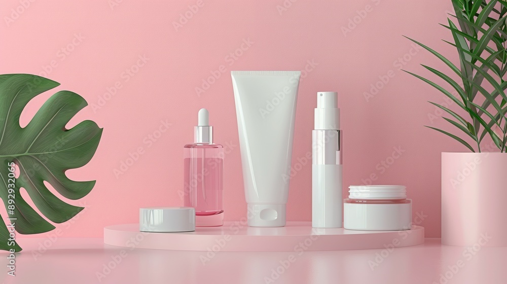 Customizable Skincare Product Packaging Design