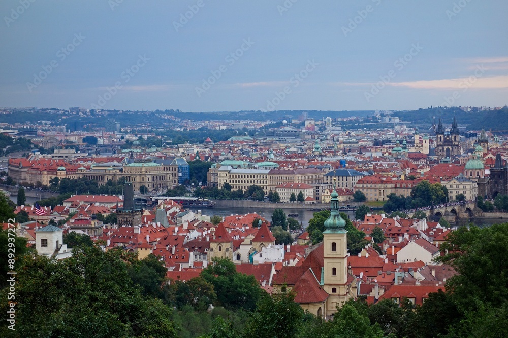 Prague, the capital of the Czech Republic, is a rustic Eastern European city on the banks of the Vltava River Prague, the capital of the Czech Republic, is a rustic Eastern European city on the banks of the Vltava River