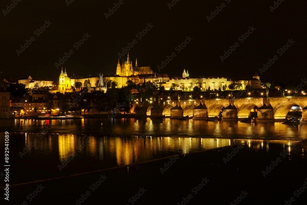 Prague, the capital of the Czech Republic, is a rustic Eastern European city on the banks of the Vltava River Prague, the capital of the Czech Republic, is a rustic Eastern European city on the banks of the Vltava River