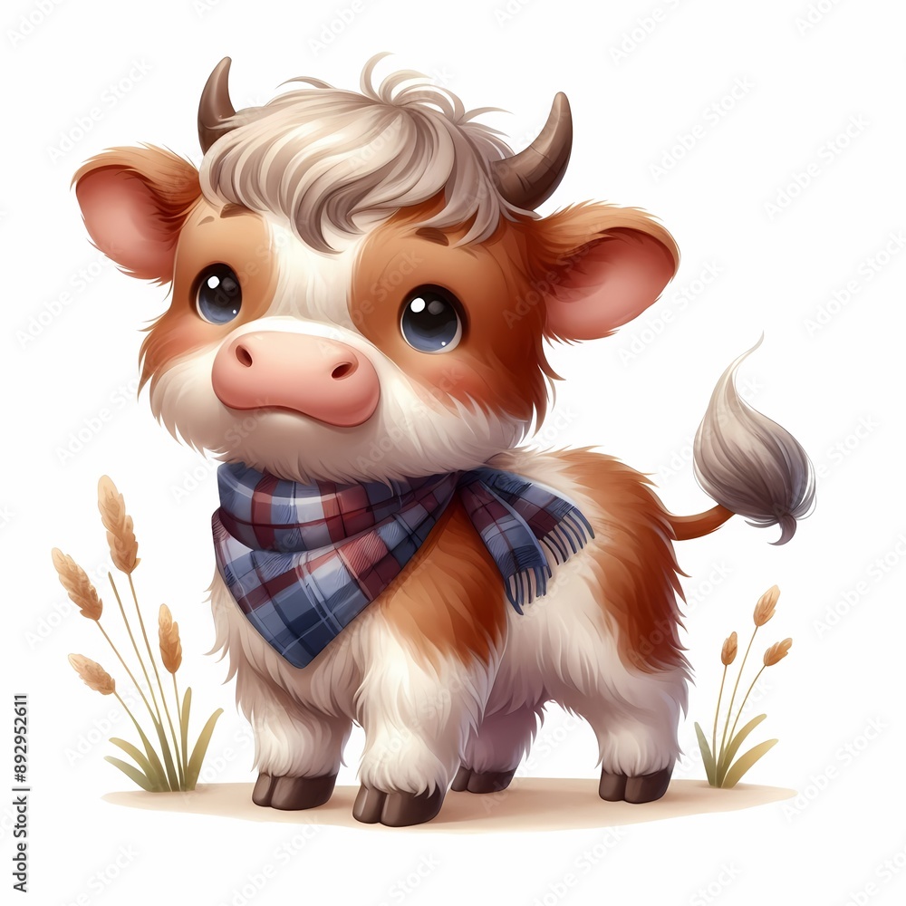 cow cartoon isolated on white kids book illustration cow cartoon isolated on white kids book illustration