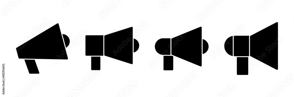 Megaphone icon vector isolated on white background. Loudspeaker icon vector. Volume icon Megaphone icon vector isolated on white background. Loudspeaker icon vector. Volume icon